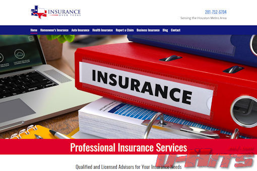 Website preview for: Insurance Cover Texas