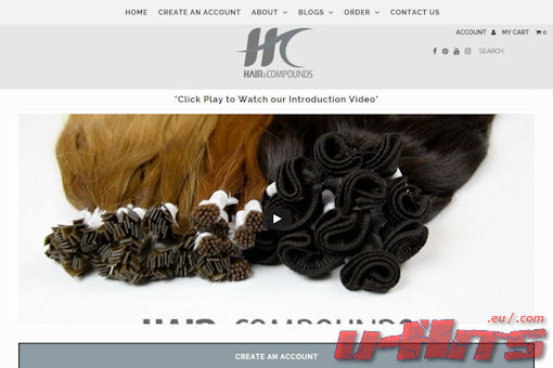 Website preview for: Hair Compounds