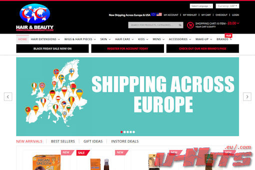 Website preview for: CC Hair and Beauty