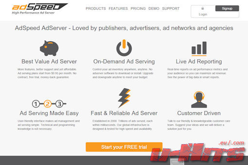 Website preview for: AdSpeed