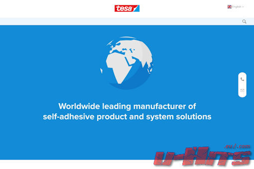 Website preview for: Tesa UK