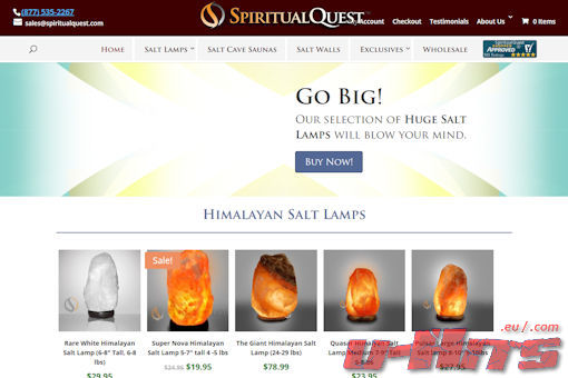Website preview for: Spiritual Quest