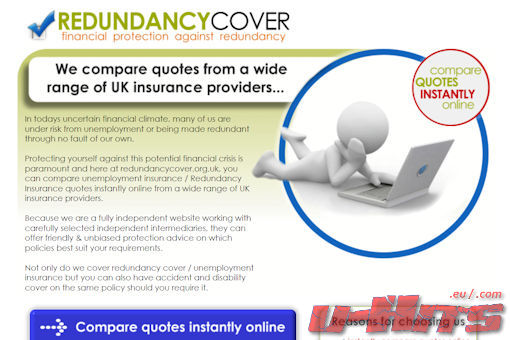 Website Preview for : Redundancy Cover UK Website preview thumbnail of Redundancy Cover UK