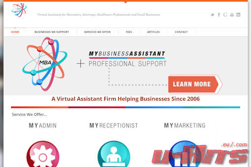 Website preview for: My Business Assistant