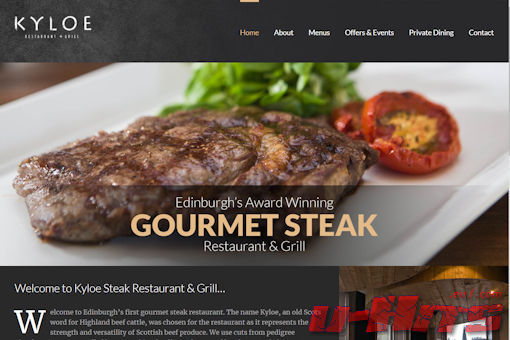 Website preview for: Kyole Restaurant Grill
