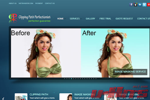 Website preview for: Clipping Path Perfectionist