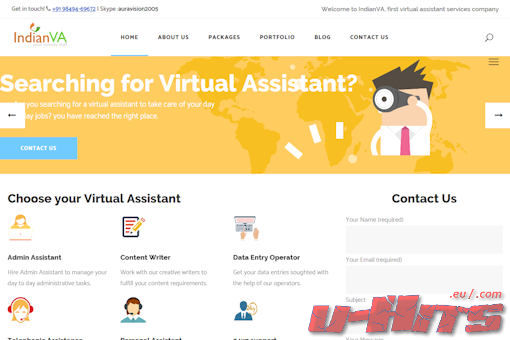 Website preview for: Indian VA