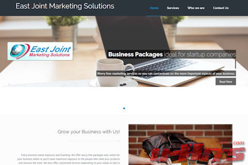 Website preview for: East Joint Marketing Solutions