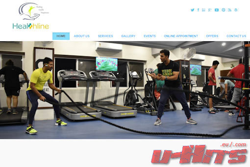 Website preview for: Health Line Udaipur