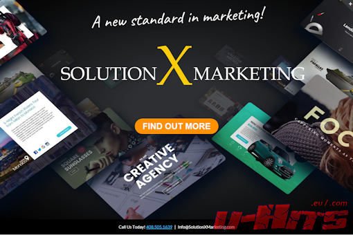 Website preview for: Solution X Marketing