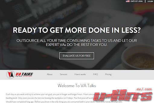 Website preview for: VA Talks