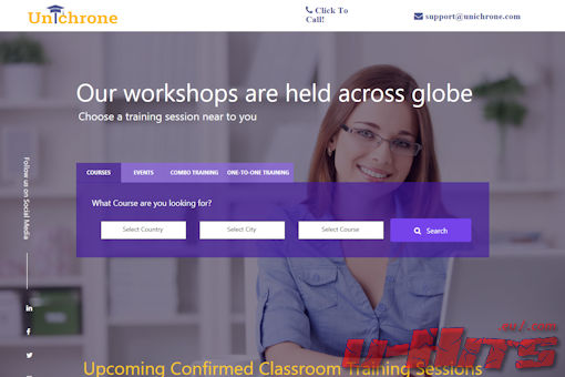 Website preview for: Unichrone